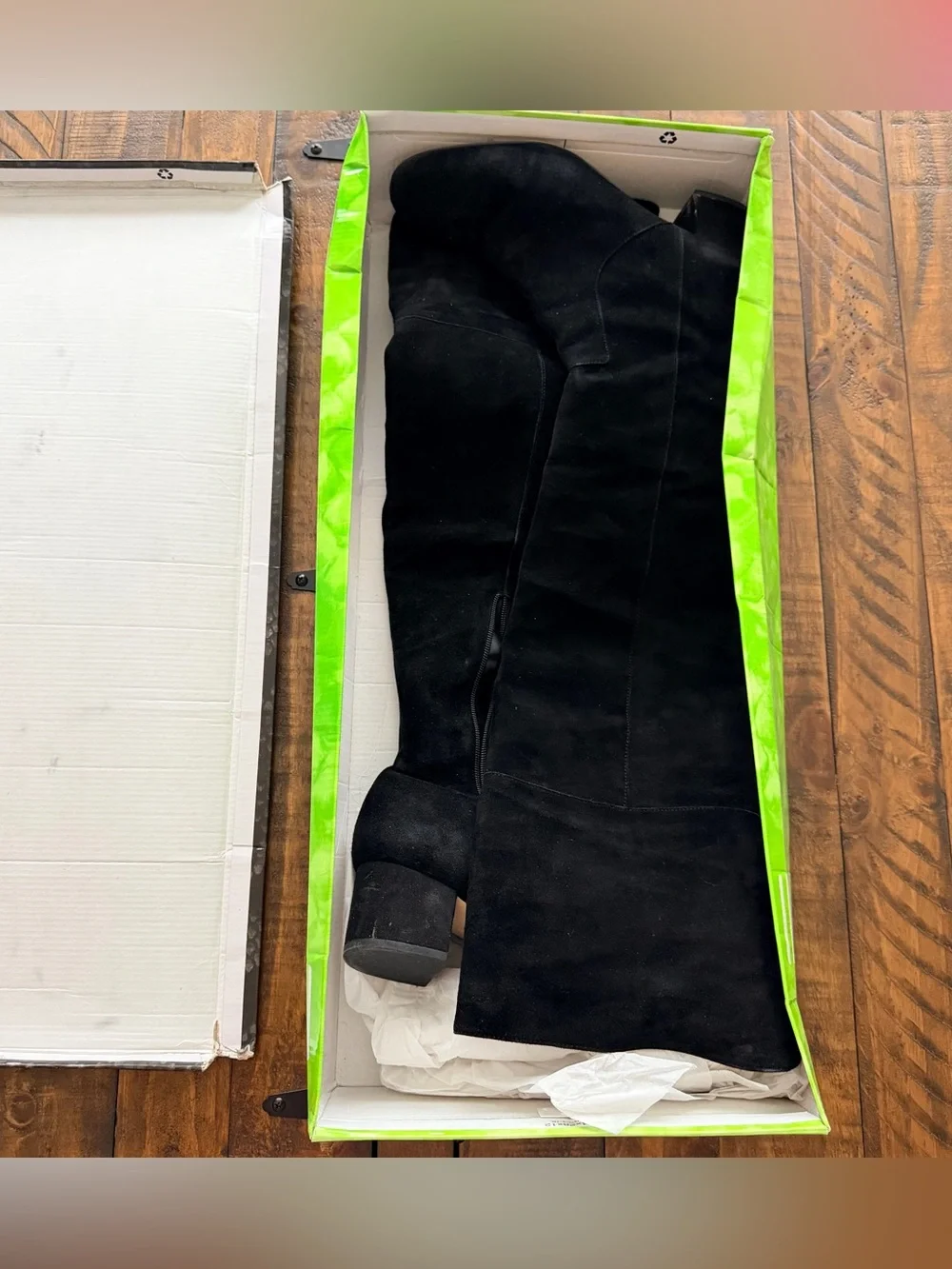 Sam Edelman Elina Black Over-the-Knee Suede Boots